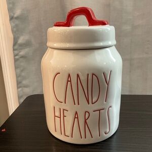 Rae Dunn Candy Hearts Cannister Jar Valentines Day